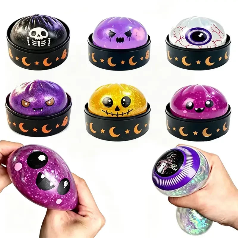 Spooky Ghost Dumpling Squeeze Toy