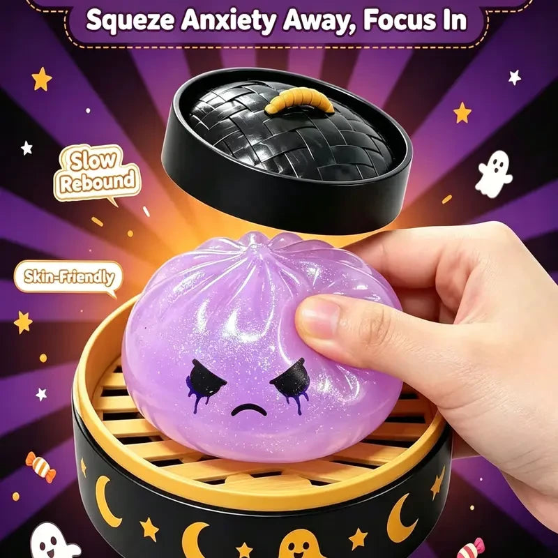 Spooky Ghost Dumpling Squeeze Toy